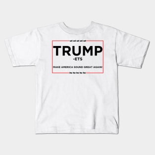 Vote Trumpets 2016 (Donald Trump Logo - Black) Kids T-Shirt